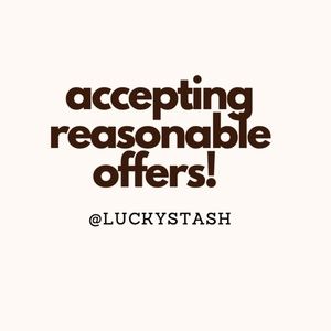 Accepting Reasonable Offers!